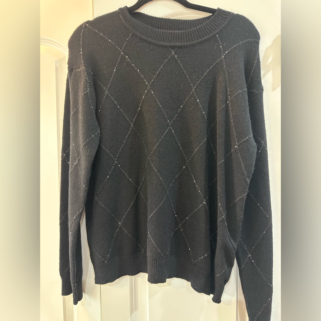Nanette Lepore Diamond Print Sweater